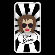 Coque Nokia Lumia 630 Miss Corse Chatain