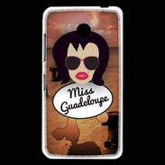Coque Nokia Lumia 630 Miss Guadeloupe Brune