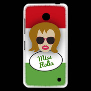 Coque Nokia Lumia 630 Miss Italie Rousse