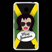 Coque Nokia Lumia 630 Miss Jamaica Brune