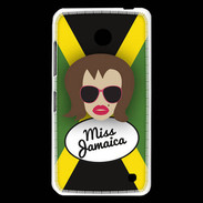 Coque Nokia Lumia 630 Miss Jamaica Chatain