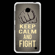 Coque Nokia Lumia 630 Keep Calm and Fight Gris