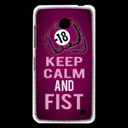 Coque Nokia Lumia 630 Keep Calm and Fist Rose