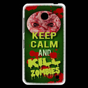 Coque Nokia Lumia 630 Keep Calm and Kill Zombies Vert