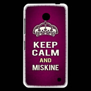 Coque Nokia Lumia 630 Keep Calm and Miskine Rose