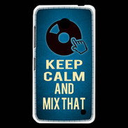 Coque Nokia Lumia 630 Keep Calm and Mix that Bleu