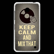 Coque Nokia Lumia 630 Keep calm and Mix That Gris