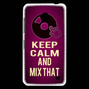 Coque Nokia Lumia 630 Keep Calm and Mix That Rose