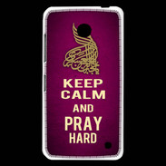Coque Nokia Lumia 630 Keep Calm and Pray Muslim Rose