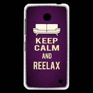 Coque Nokia Lumia 630 Keep Calm and Reelax Violet