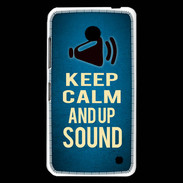 Coque Nokia Lumia 630 Keep Calm and Up Sound Bleu