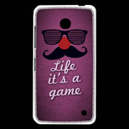 Coque Nokia Lumia 630 Life It's a game Rose ZG