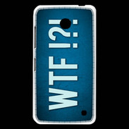 Coque Nokia Lumia 630 WTF bleu ZG