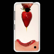 Coque Nokia Lumia 630 Plaisir et fraise PR20