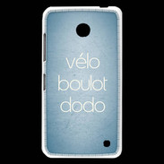 Coque Nokia Lumia 630 Vélo Boulot Dodo Bleu ZG