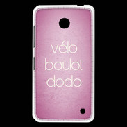 Coque Nokia Lumia 630 Vélo Boulot Dodo Rose ZG