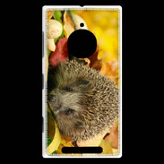 Coque Nokia Lumia 830 Automne et Hérisson