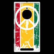 Coque Nokia Lumia 830 Rasta Peace and Love 15