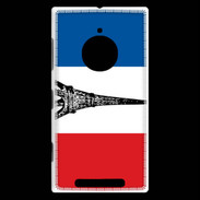 Coque Nokia Lumia 830 Drapeau français et Tour Eiffel