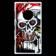 Coque Nokia Lumia 830 Tête de mort Graffiti couleur