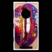 Coque Nokia Lumia 830 Lèvres multicouleurs