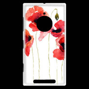 Coque Nokia Lumia 830 Dessin de coquelicot