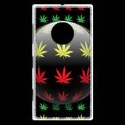 Coque Nokia Lumia 830 Effet cannabis sur fond noir