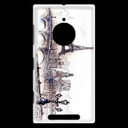 Coque Nokia Lumia 830 Vintage Paris en dessin