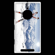 Coque Nokia Lumia 830 Paire de ski en montagne