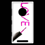 Coque Nokia Lumia 830 Love avec vernis à ongle