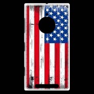 Coque Nokia Lumia 830 Drapeau USA grunge et vintage 5