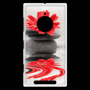 Coque Nokia Lumia 830 Fleurs et galet