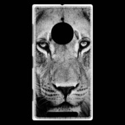Coque Nokia Lumia 830 Lion en noir et blanc
