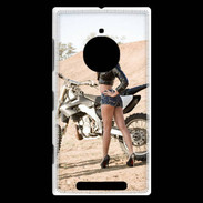 Coque Nokia Lumia 830 Moto cross sexy 