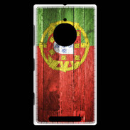 Coque Nokia Lumia 830 Drapeau Portugal imitation bois