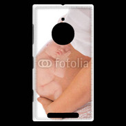 Coque Nokia Lumia 830 Femme enceinte avec bébé dans le ventre