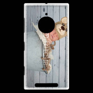 Coque Nokia Lumia 830 Bébé nounours dormant dans une bassine