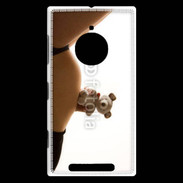 Coque Nokia Lumia 830 Femme enceinte avec peluche