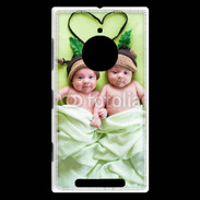 Coque Nokia Lumia 830 Jumeaux coeur