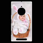 Coque Nokia Lumia 830 Bébé dans un panier