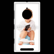 Coque Nokia Lumia 830 Bébé accro au mobile