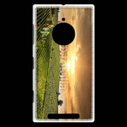 Coque Nokia Lumia 830 Couché de soleil sur champs de vignes
