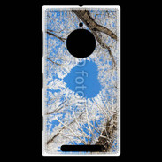 Coque Nokia Lumia 830 arbres enneigés coeur
