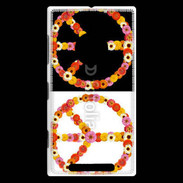 Coque Nokia Lumia 830 Symbole de la paix Hippie