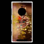 Coque Nokia Lumia 830 Groupe de hippie dans les champs