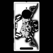 Coque Nokia Lumia 830 Tête de mort Gangster