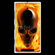 Coque Nokia Lumia 830 crâne en feu