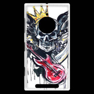 Coque Nokia Lumia 830 Tête de mort et guitare