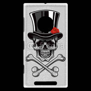 Coque Nokia Lumia 830 Tête de Mort avec classe