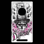 Coque Nokia Lumia 830 Tête de Mort Difficult